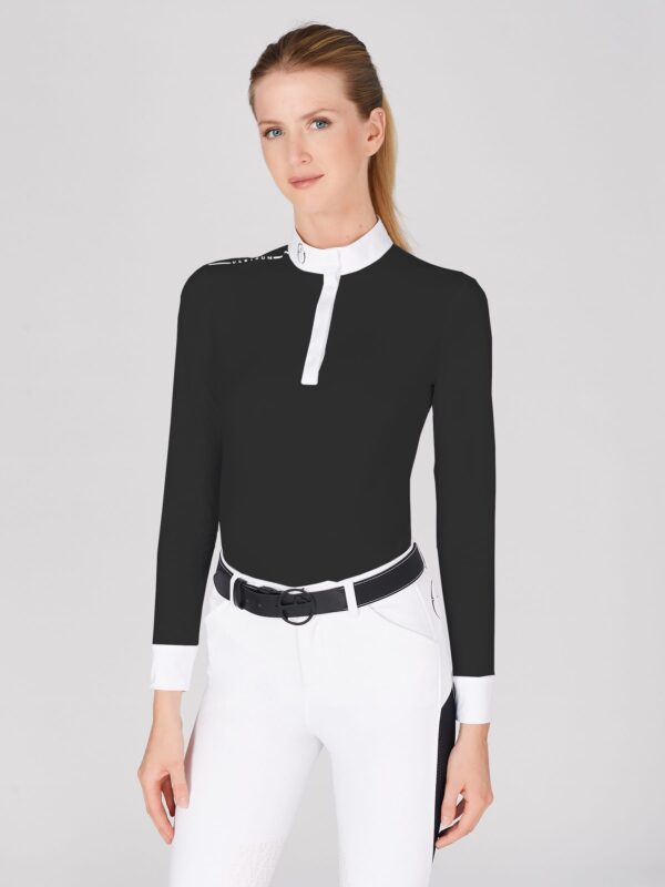 VALLEDORIA DAMEN-TURNIERSHIRT MIT LANGEN ÄRMELN