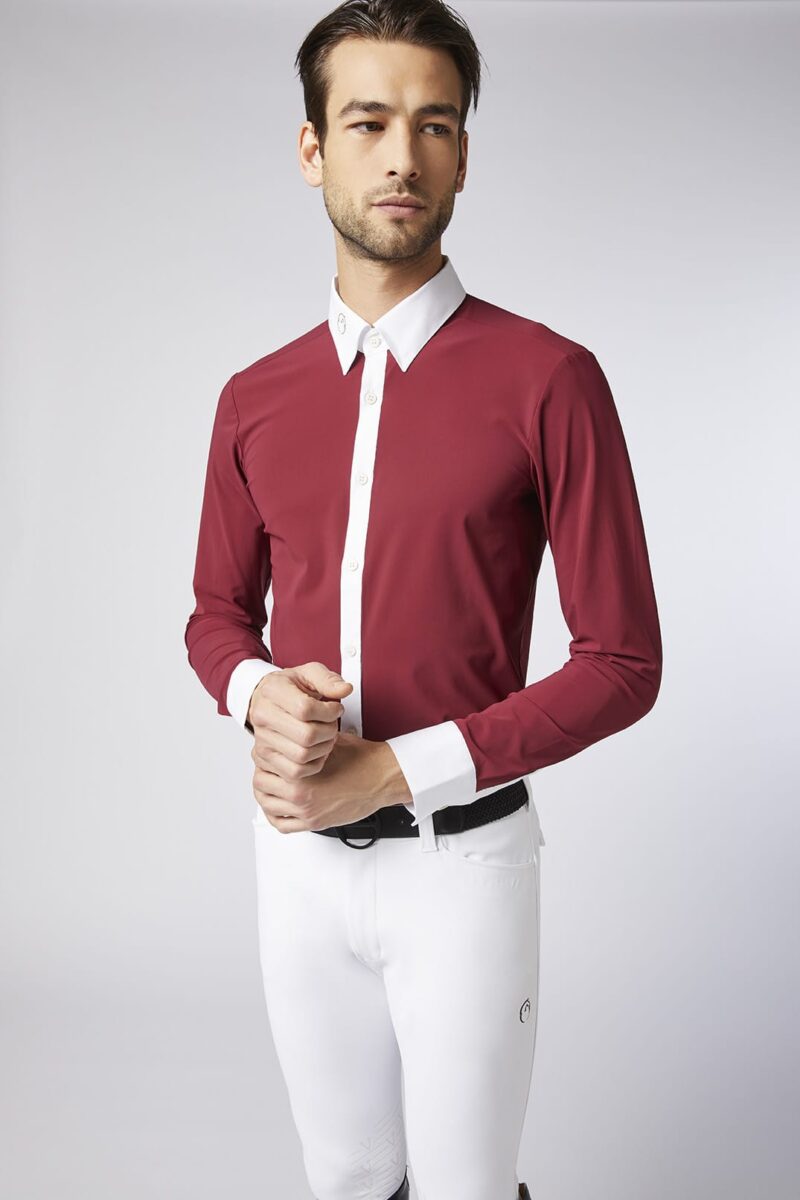 MIRADOLO CAMICIA DA COMPETIZIONE DA UOMO A MANICHE LUNGHE