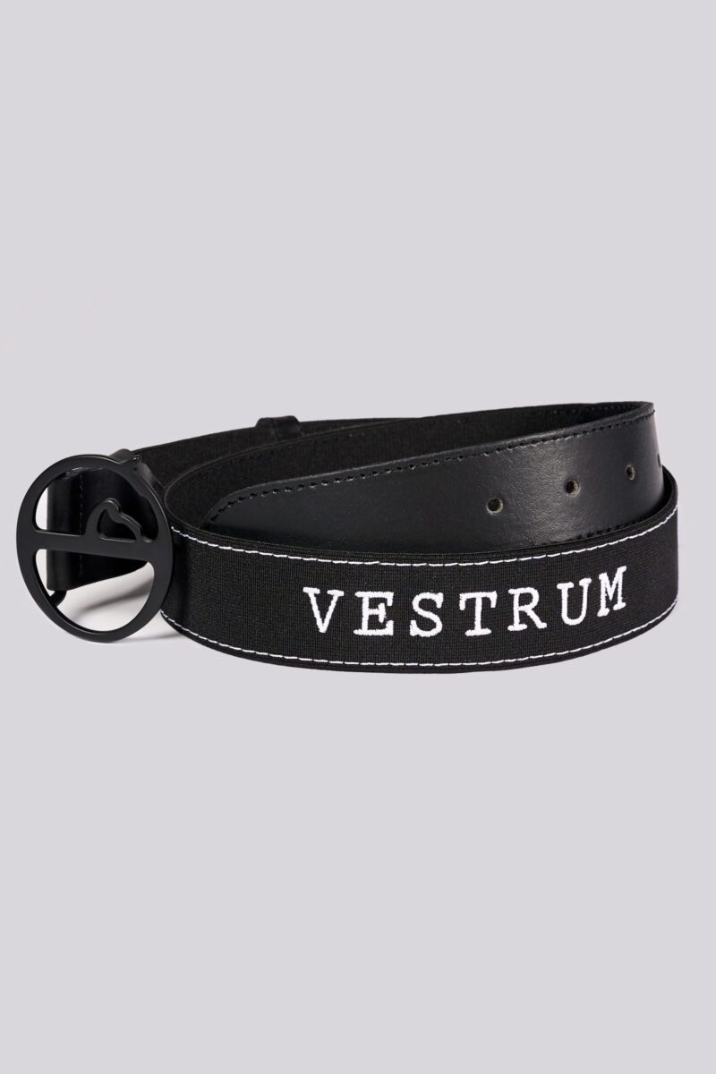 GELA CINTURA CON SCRITTA VESTRUM RICAMATA