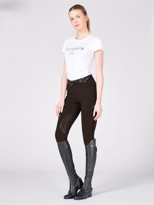 SYRACUSE PANTALON D'ÉQUITATION POUR FEMME AVEC GRIP AU GENOU – Image 2
