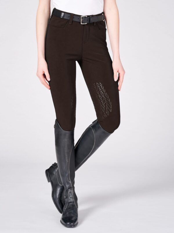 SYRACUSE PANTALON D'ÉQUITATION POUR FEMME AVEC GRIP AU GENOU – Image 3