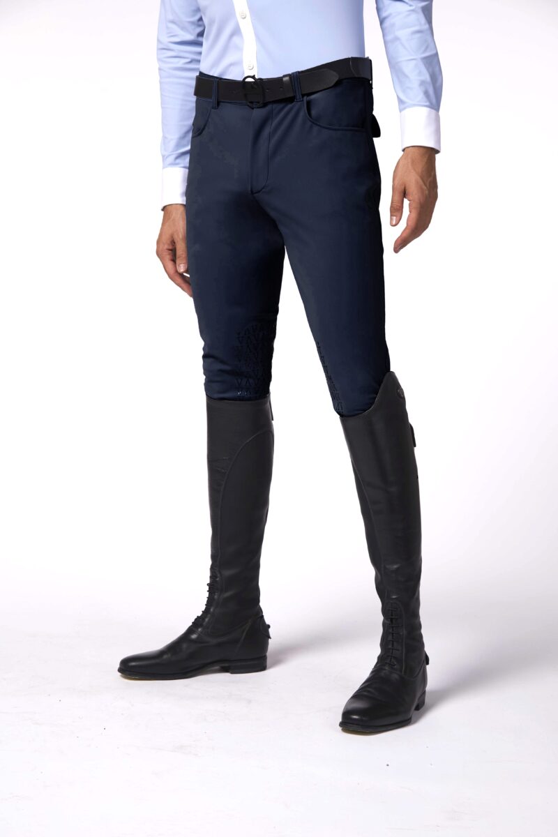 TRIESTE PANTALONI DA EQUITAZIONE DA UOMO CON GRIP GINOCCHIO - TESSUTO TK