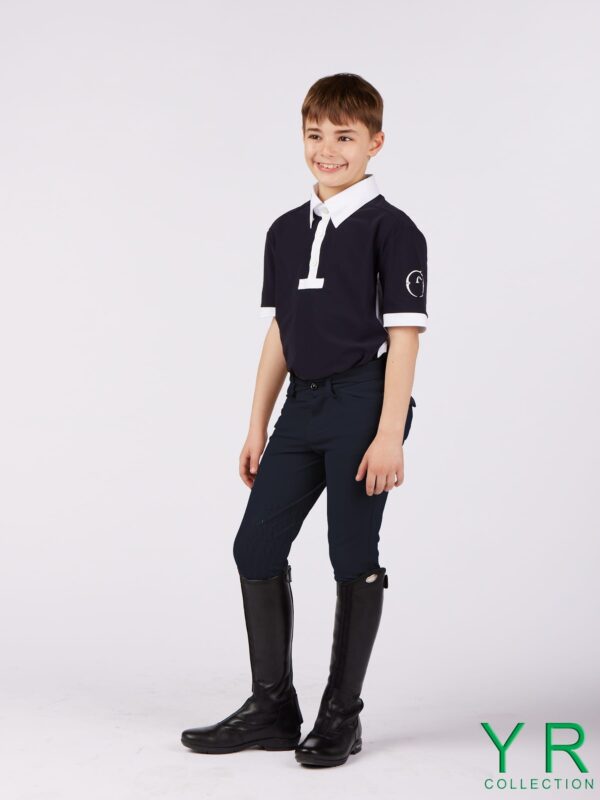 SAN DIEGO PANTALONI DA EQUITAZIONE DA BAMBINO VESTIBILITA' REGOLARE CON GRIP GINOCCHIO - TESSUTO TK - immagine 2