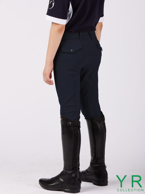 SAN DIEGO PANTALONI DA EQUITAZIONE DA BAMBINO VESTIBILITA' REGOLARE CON GRIP GINOCCHIO - TESSUTO TK - immagine 3