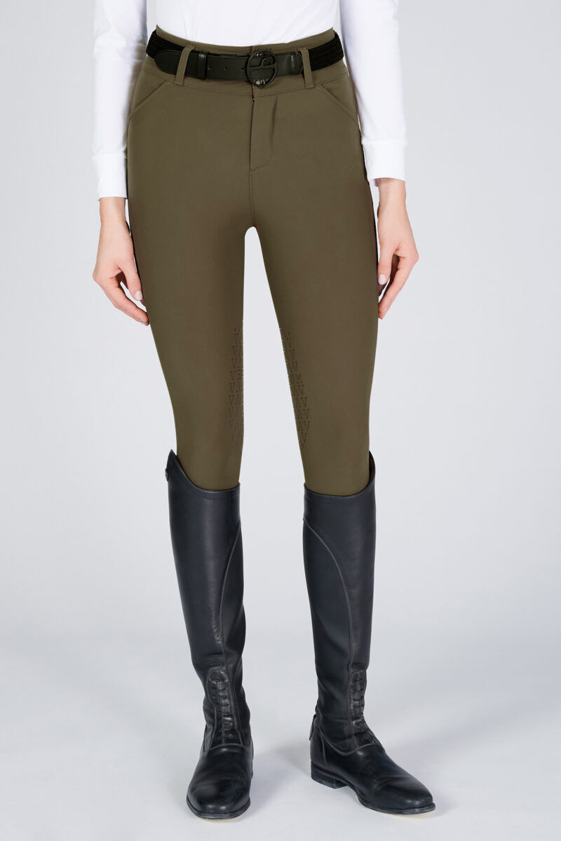 MOLVENO PANTALONI DA EQUITAZIONE DA DONNA CON GRIP AL GINOCCHIO - TESSUTO TK