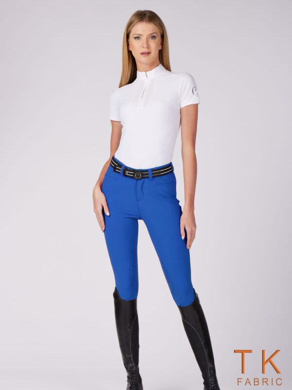 SYRACUSE PANTALONI DA EQUITAZIONE DA DONNA CON GRIP GINOCCHIO - TESSUTO TK - immagine 2