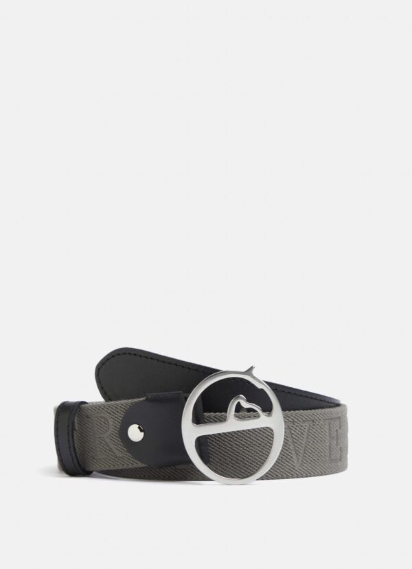POZZALLO LEATHER BELT WITH ELASTIC INSERT