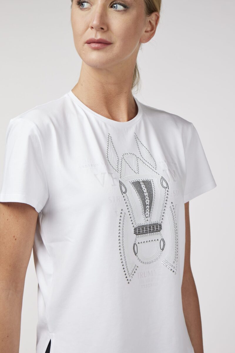 CATANIA T-SHIRT DA DONNA CON DISEGNO EQUESTRE
