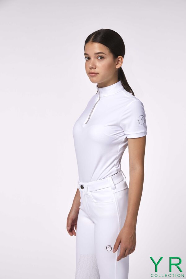 MANAROLA CAMICIA DA BAMBINA DA COMPETIZIONE A MANICA CORTA