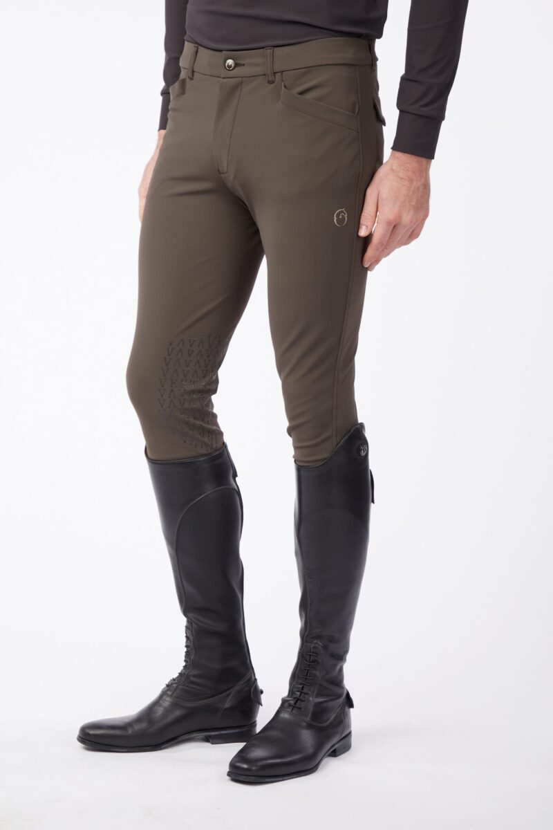 SAN DIEGO MEN'S RIDING BREECHES WITH KNEE GRIP - TK FABRIC