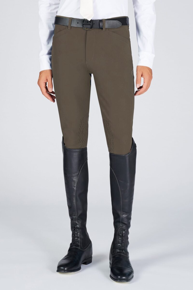 SAN DIEGO HERREN REITHOSE REGULAR FIT MIT KNIEGRIFF - TK STOFF