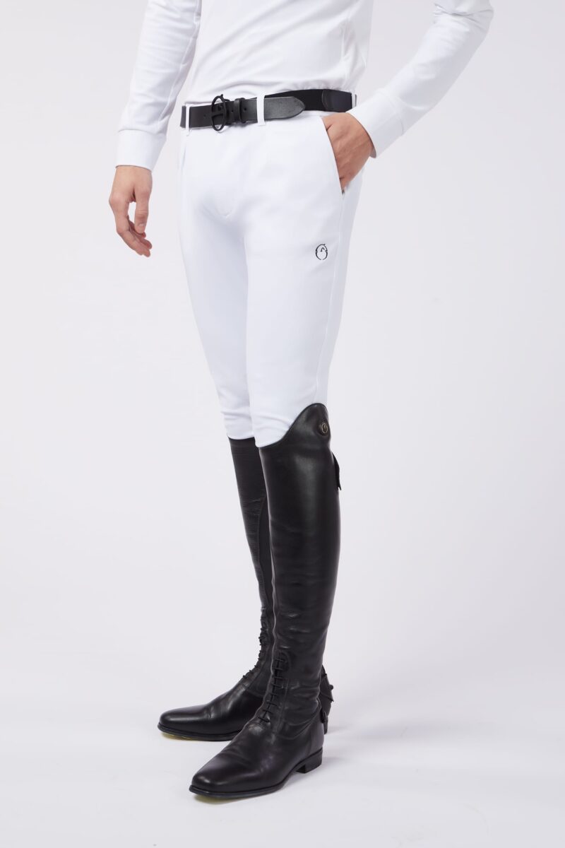 STELVIO MEN'S KNEE GRIP RIDING BREECHES - TK FABRIC