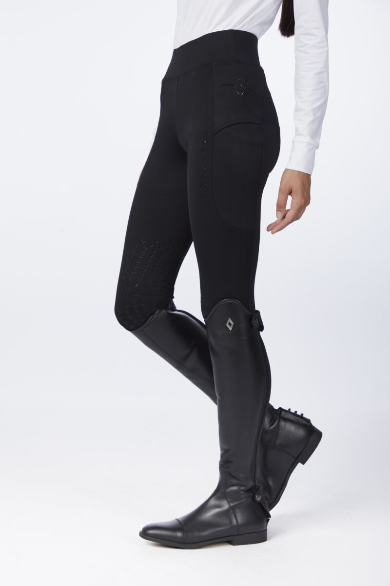VEGA LEGGINGS DA EQUITAZIONE DA DONNA CON GRIP AL GINOCCHIO